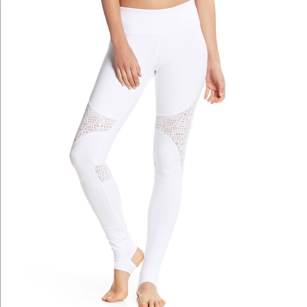 AloYoga - New White Leggings with Foot Stirrup.